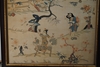 Picture of Antique 19th Century Chinese Embroidered Daoist Immortals "Birthday" Panel