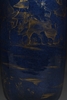 Picture of 18th Century Kangxi Period Gilt Decorated Powder Blue Rouleau Vase