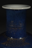 Picture of 18th Century Kangxi Period Gilt Decorated Powder Blue Rouleau Vase